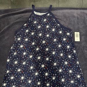 Torrid size 1 blue tank top